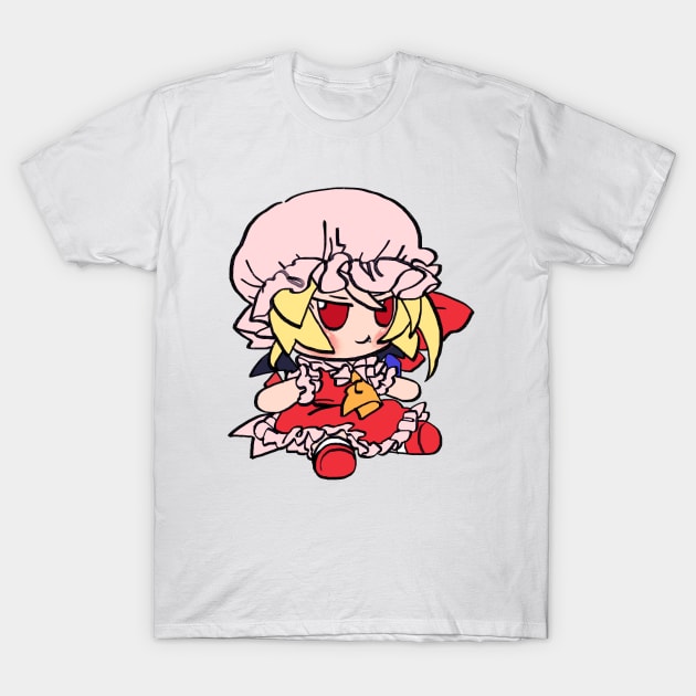 Mudwizard draws flandre scarlet fumo plush / touhou memes T-Shirt by mudwizard